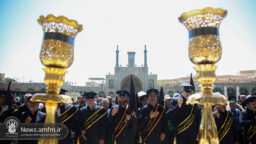 برپایی دسته عزای خادمان کریمه اهل‌بیت(س) در عزای امام جواد(ع)