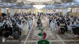 جشن ازدواج ۳۲۵ زوج جوان در حرم حضرت فاطمه معصومه (س) + تصاویر