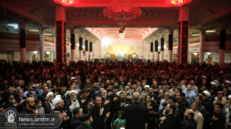 عزاداری شب شهادت امام باقر (ع) در حرم حضرت فاطمه معصومه (س)