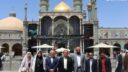 حضور رئیس مرکز فرماندهی توسعه روابط فرهنگی استان‌های جنوبی تایلند در حرم بانوی کرامت