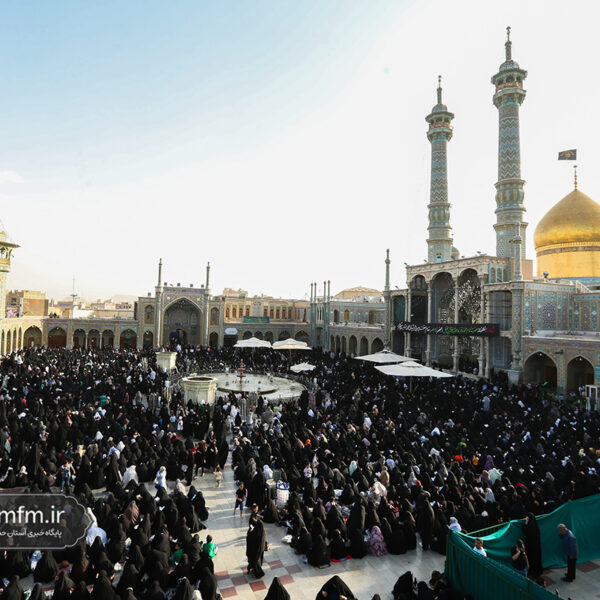 قرائت دعای عرفه در حرم حضرت معصومه (س)