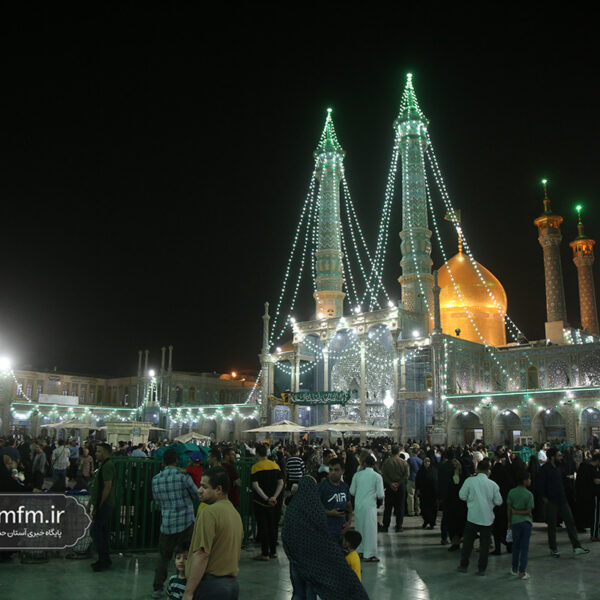 حال و هوای حرم حضرت فاطمه معصومه (س) در شب عید قربان