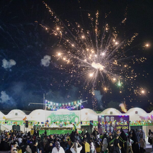  برپایی جشن عید غدیر در روستای شریف‌آباد قم +تصاویر