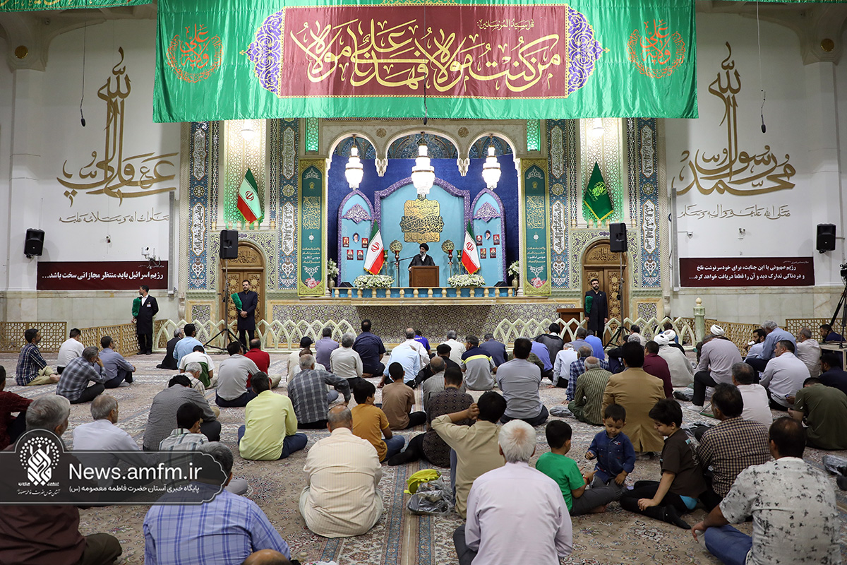 جشن شب ولادت امام کاظم علیه السلام در حرم دختر ایشان