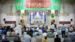 محفل دعا و قرائت قرآن برای پیروزی رزمندگان اسلام در حرم قم + تصاویر