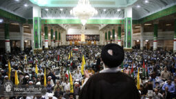 اجتماع فدائیان ولایت مدافعان وطن در حرم حضرت معصومه (س)