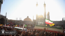 تشییع پیکر مطهر ۸ شهید جنگ تحمیلی رژیم صهیونیستی در حرم بانوی کرامت