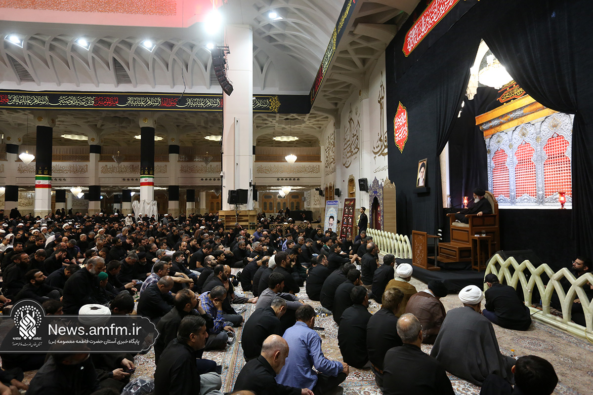 گرامیداشت شهدای حمله رژیم صهیونیستی و هفتم تیر در شب دوم محرم