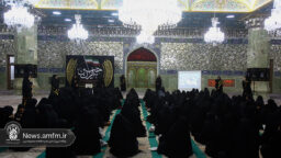 برپایی خیمه عزای محرم هیئت معصومانه حرم بانوی کرامت