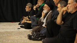 حضور آیت‌الله سعیدی در جمع عزاداران هیأت‌های قم