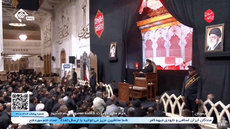 پخش برنامه‌های عزاداری حرم مطهر بانوی کرامت از رسانه ملی