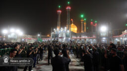 حال و هوای حرم بانوی کرامت در شام غریبان امام حسین (ع)