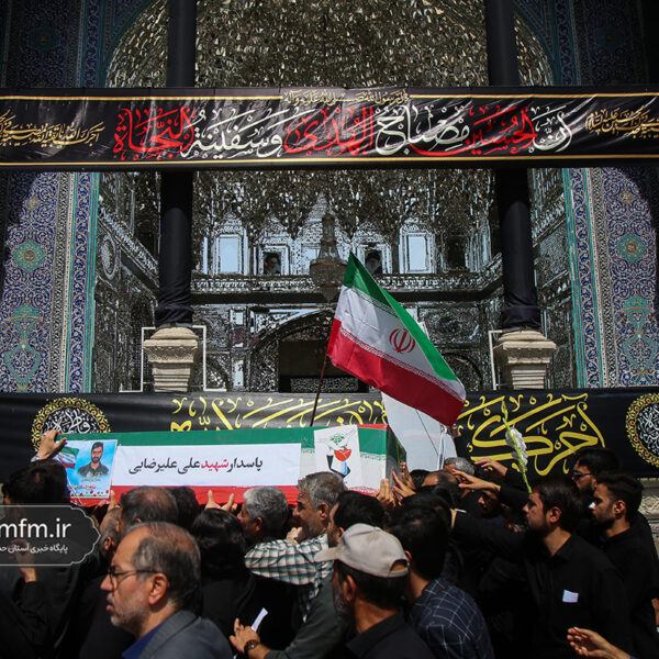 تشییع و تدفین دو شهید حملات رژیم صهیونیستی در حرم حضرت معصومه(س)