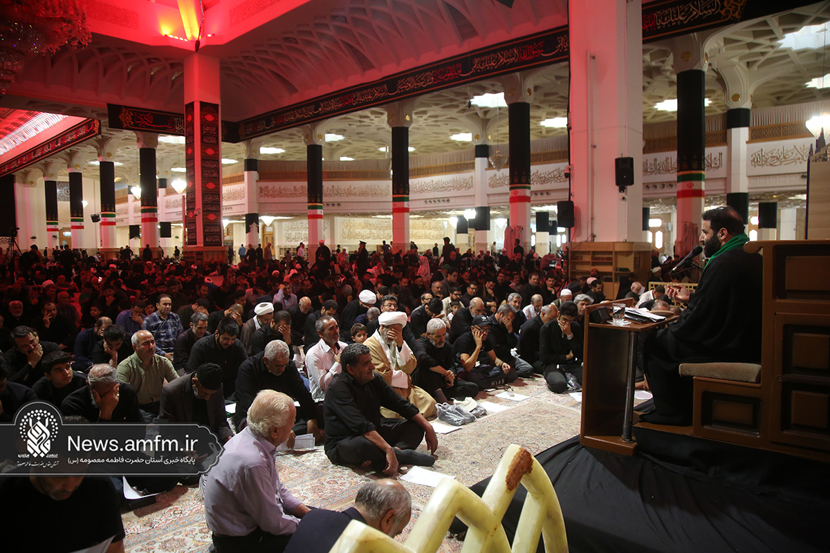 قرائت خطبه امام سجاد(ع) در حرم حضرت فاطمه معصومه (س)