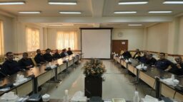 نشست توجیهی اولین گروه خادمان موکب حرم قم در پیاده‌روی اربعین