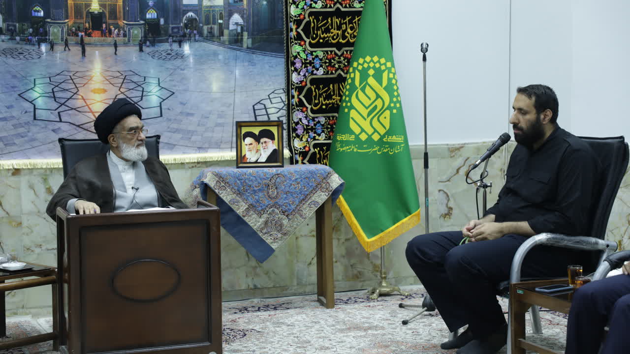  استقرار شبکه قرآن و معارف سیما در موکب حرم مطهر بانوی کرامت در عراق