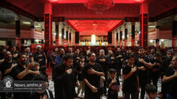 عزاداری زائران حرم بانوی کرامت در شب شهادت حضرت رقیه(س)