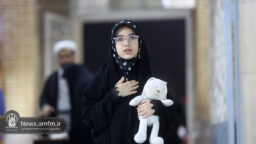 سوگواری کودکانه دختران به یاد دختر سه ساله کربلا