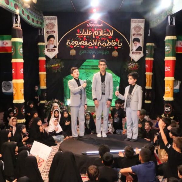برگزاری آیین‌های عزاداری ویژه کودکان در حرم مطهر بانوی کرامت