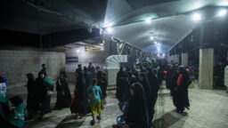 حضور کاروان خانواده شهدای مدافع حرم در موکب حرم بانوی کرامت