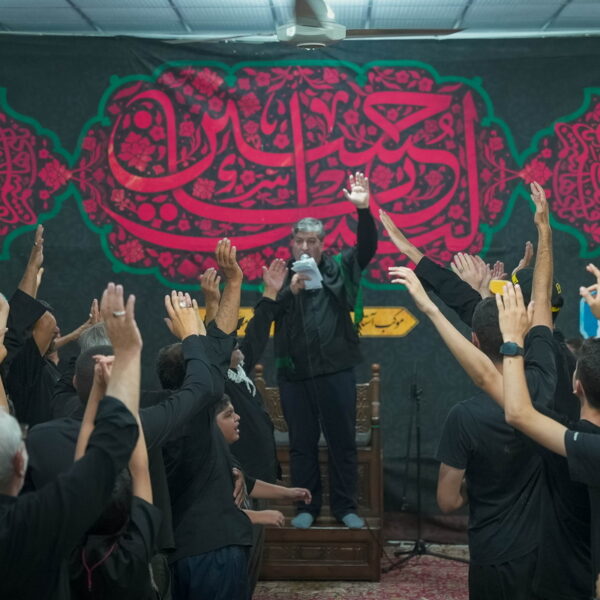 محفل عزاداری موکب آستان مقدس حضرت فاطمه معصومه(س) در عمود ۱۰۸۰