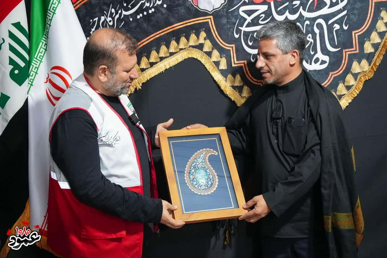 تقدیر از دبیرکل جمعیت هلال‌احمر در موکب حرم بانوی کرامت