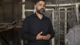 تأمین آسایش زائران با فعالیت مستمر خادمان فنی و مهندسی در موکب عمود ۱۰۸۰