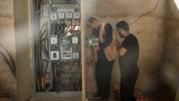 تأمین برق موکب حرم بانوی کرامت با ۴ دیزل ژنراتور