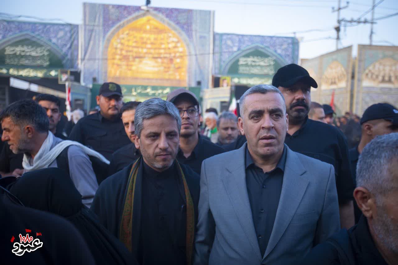 حضور نماینده استاندار کربلا در موکب حرم مطهر بانوی کرامت