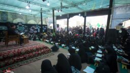 برپایی محفل تلاوت سوره فتح در موکب حرم بانوی کرامت