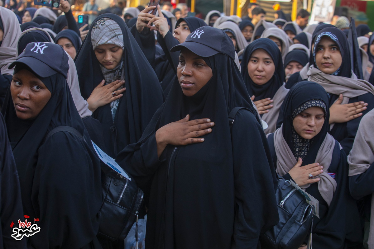 حضور کاروان دختران بین‌الملل در موکب حرم بهترین دختر دنیا