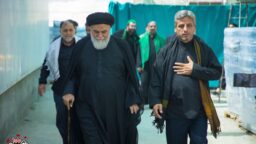 حضور تولیت مسجد مقدس جمکران در موکب حرم مطهر بانوی کرامت