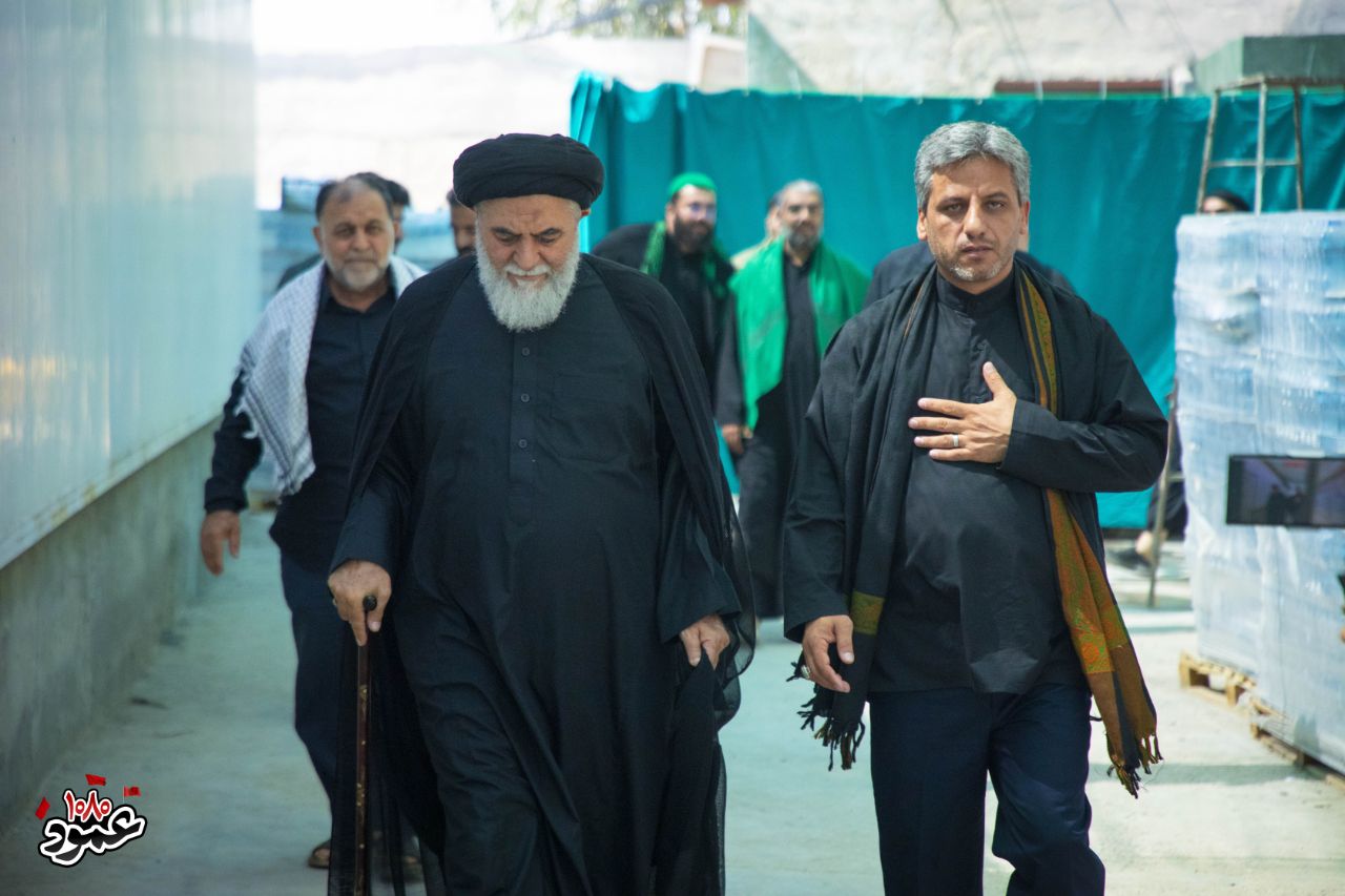 حضور تولیت مسجد مقدس جمکران در موکب حرم مطهر بانوی کرامت