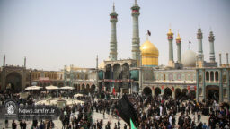 حضور پرشور دسته‌جات عزاداری اربعین حسینی در حرم حضرت معصومه (س)