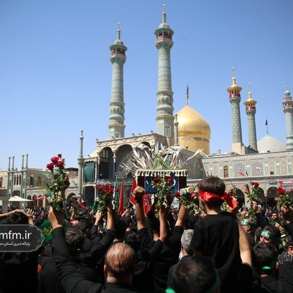 حرم قم در سوگ پیامبر اکرم(ص) و امام حسن مجتبی(ع)