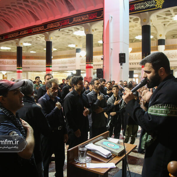 عزاداری سالروز رحلت پیامبر(ص) و شهادت امام مجتبی(ع) در حرم بانوی کرامت