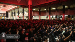 عزاداری زائران حرم خواهر خورشید هشتم در سوگ امام رئوف