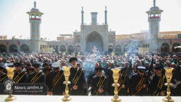 دسته عزای خادمان کریمه اهل بیت(س) در روز شهادت امام رضا(ع)