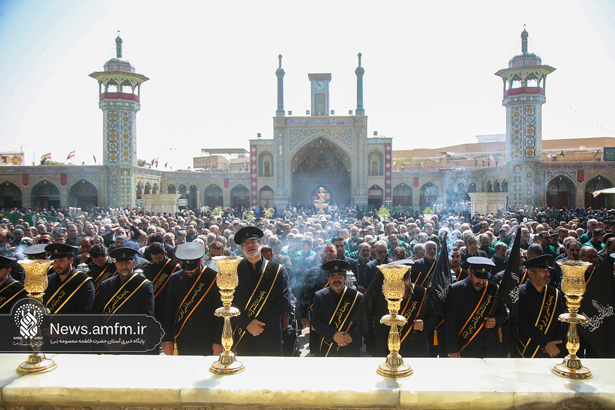 دسته عزای خادمان کریمه اهل بیت(س) در روز شهادت امام رضا(ع)