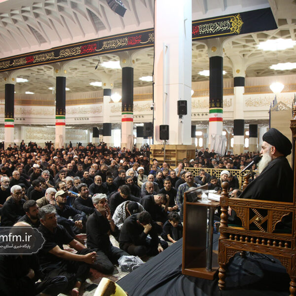 عزاداری ظهر شهادت امام رضا(ع) در حرم بانوی کرامت