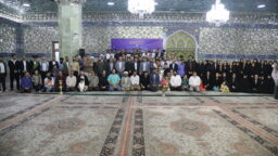 آیین غبارروبی حرم مطهر بانوی کرامت با حضور اصحاب رسانه