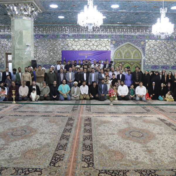 آیین غبارروبی حرم مطهر بانوی کرامت با حضور اصحاب رسانه