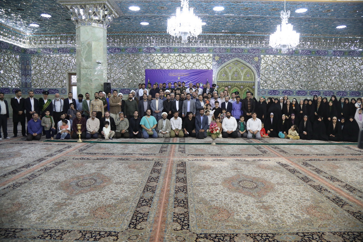 آیین غبارروبی حرم مطهر بانوی کرامت با حضور اصحاب رسانه