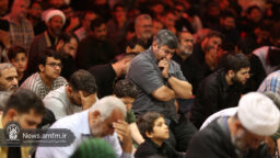 عزاداری زائران حرم بانوی کرامت در شب شهادت امام حسن عسکری (ع)