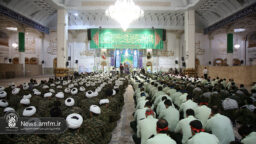 مراسم عهد سربازی در حرم حضرت معصومه (س)