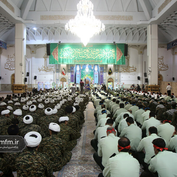 مراسم عهد سربازی در حرم حضرت معصومه (س)