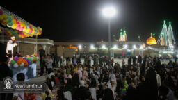 حال و هوای بانشاط حرم بانوی کرامت در شب ۱۷ ربیع الاول