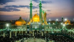 نوای شادانه نقاره در حرم بانوی کرامت طنین‌انداز شد