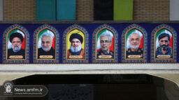 تمثال شهدا زینت بخش حرم مطهر بانوی کرامت شد