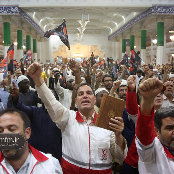 بزرگداشت اولین سالگرد شهادت سید مقاومت در حرم حضرت فاطمه معصومه(س)